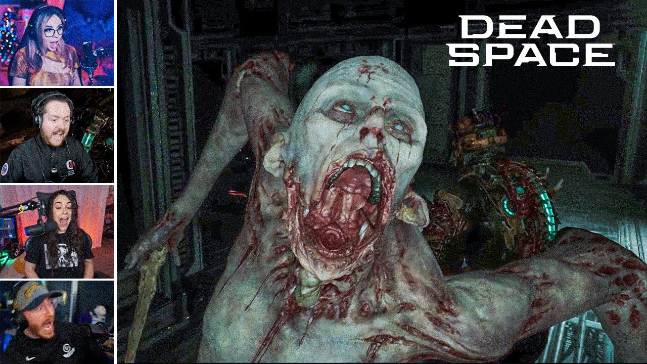 Dead Space Remake Top Twitch Jumpscares/Funny Moments Compilation Part 3 (Horror Games)
