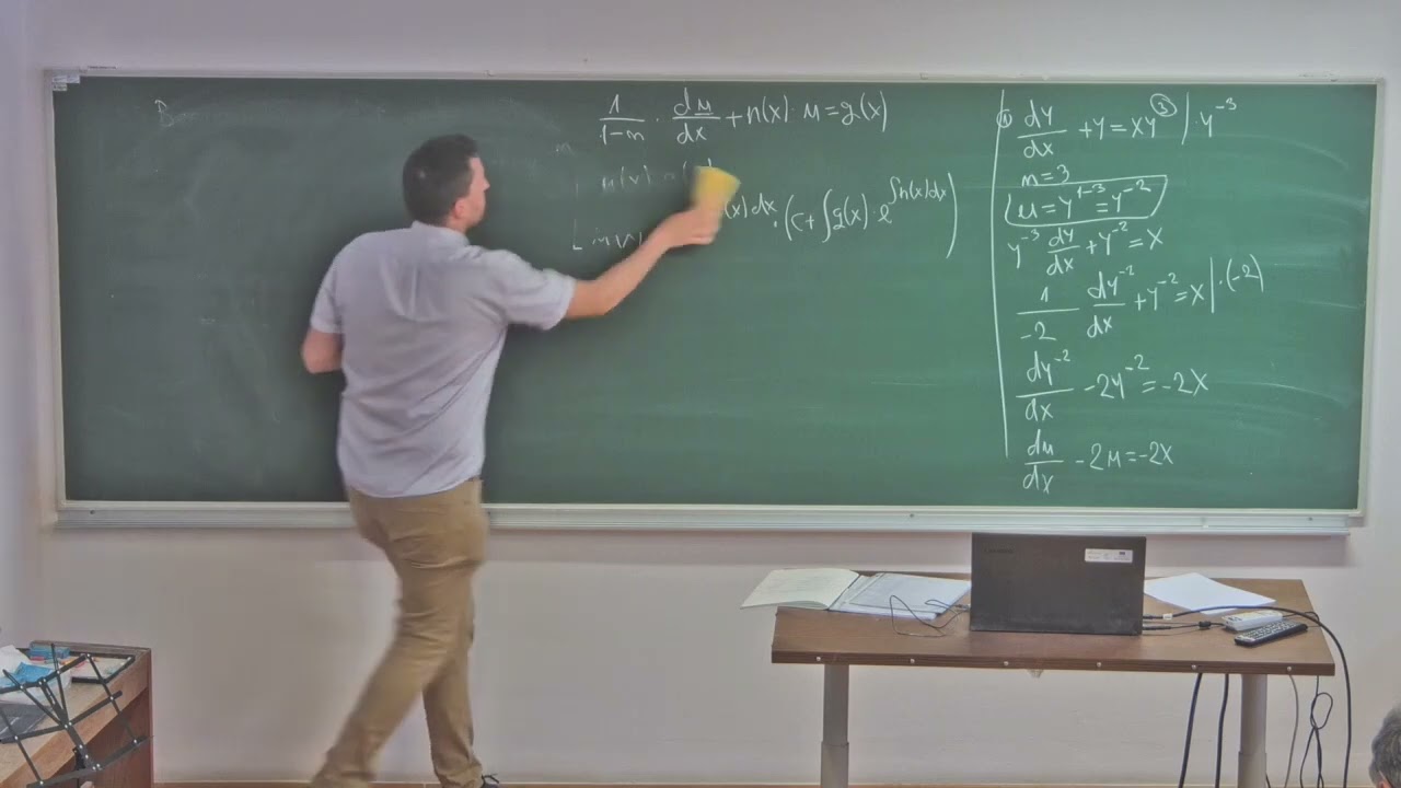 Matematička analiza - Bernoullijeva diferencijalna jednadžba