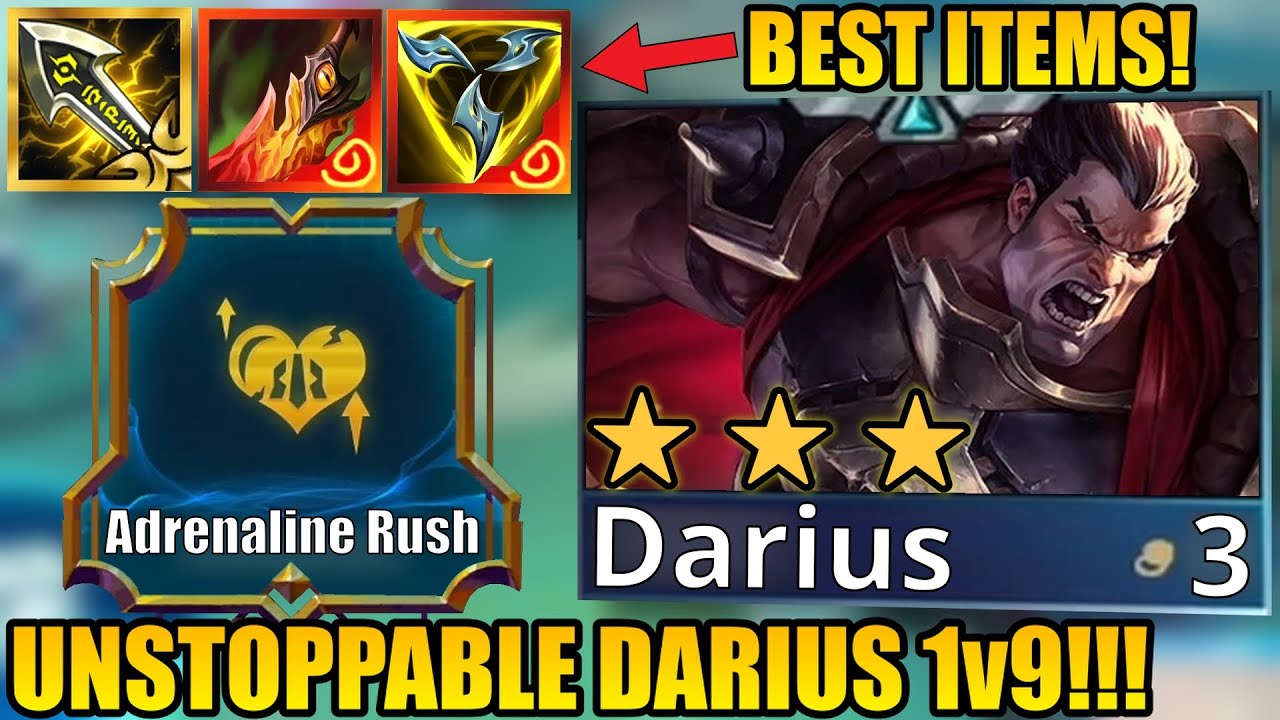 THIS *CRAZY* DARIUS 3-STAR CAN 1v9!!! | Teamfight Tactics Set 9 Ranked