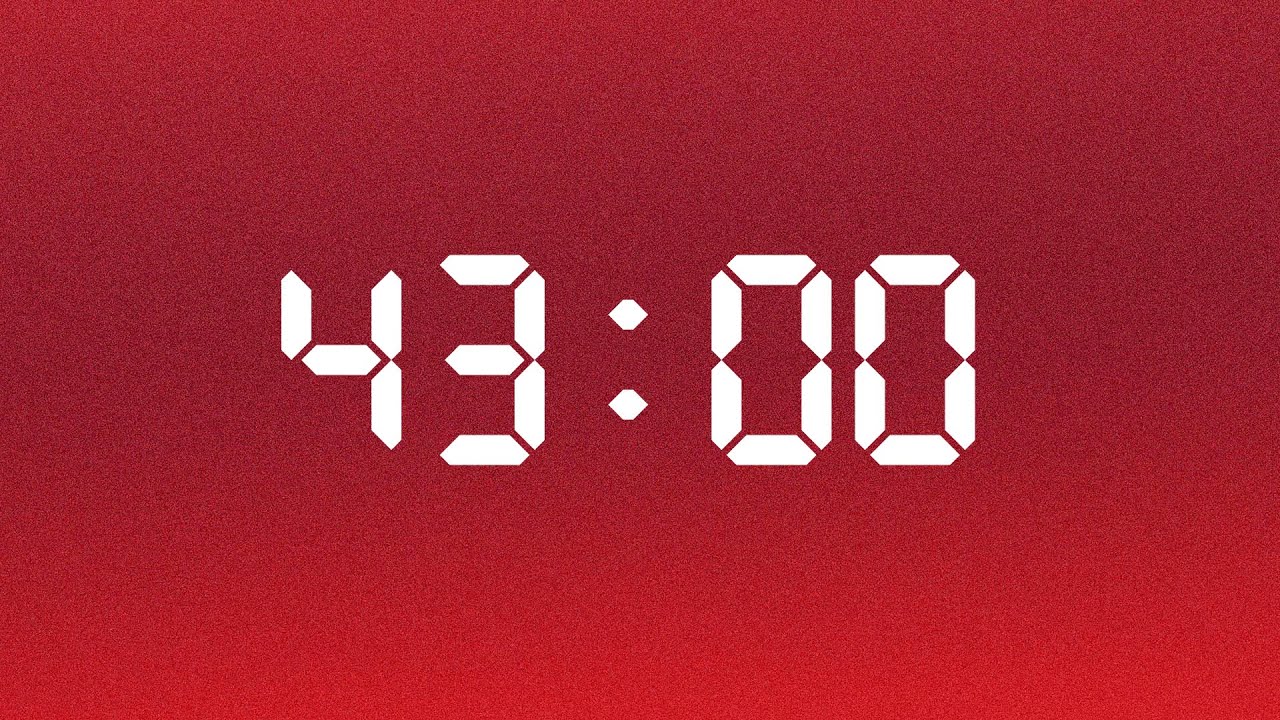 43 Minute Momentum Block | Aura Timer | Red Edition | NX