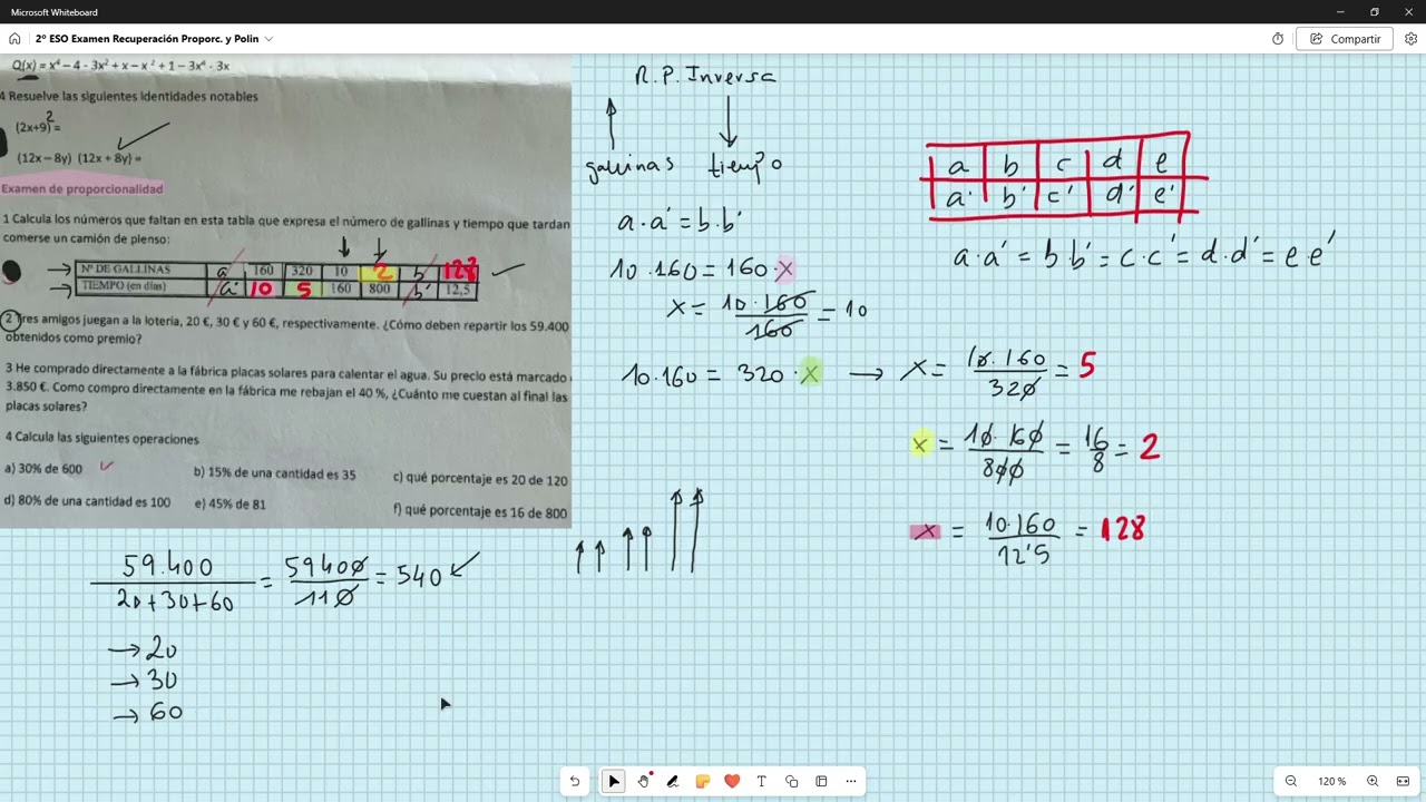 Vídeo 2 Examen recu Prop y Polin Parte II