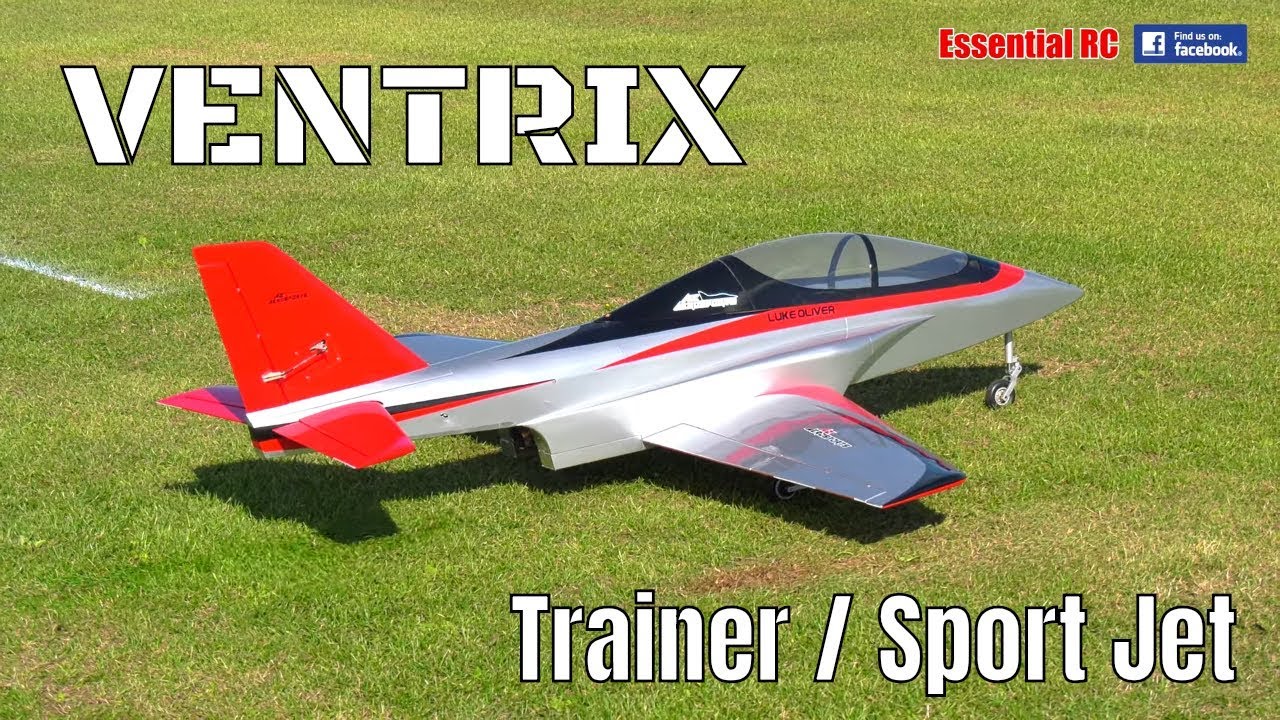 YOUR FIRST RC turbine powered JET? * VENTRIX * trainer \ aerobatic SPORT JET