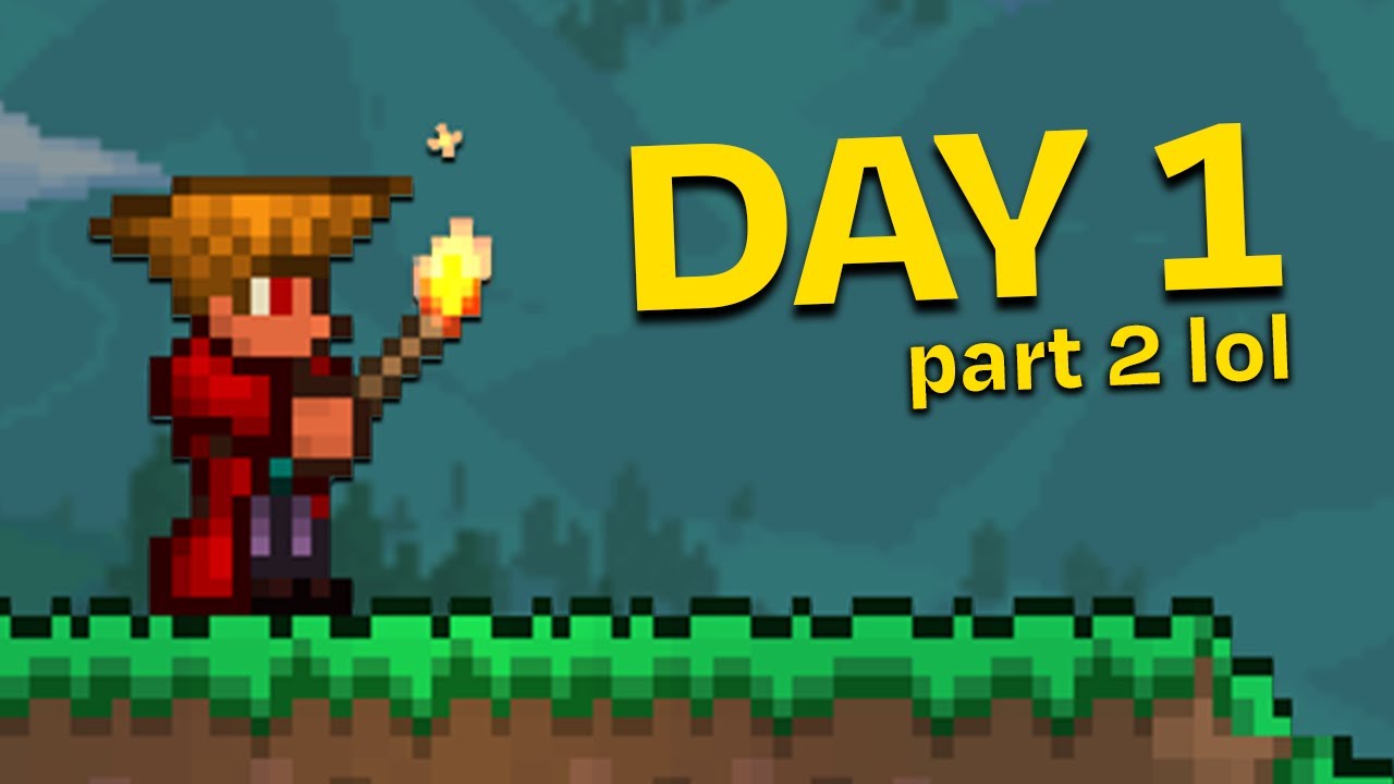 Terraria with my friends - DAY 1 (PART 2)