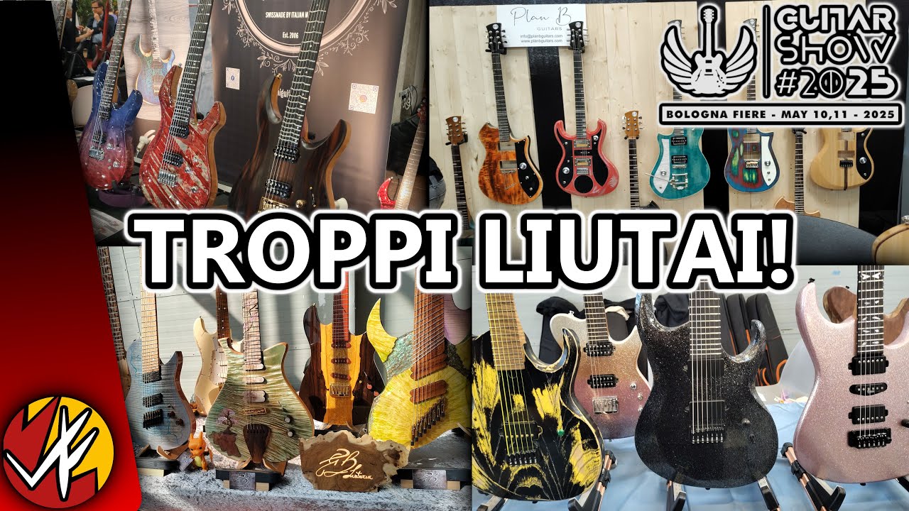 Al guitar show 2025 c'era troppa liuteria. | #guitarshow2025 la mia esperienza
