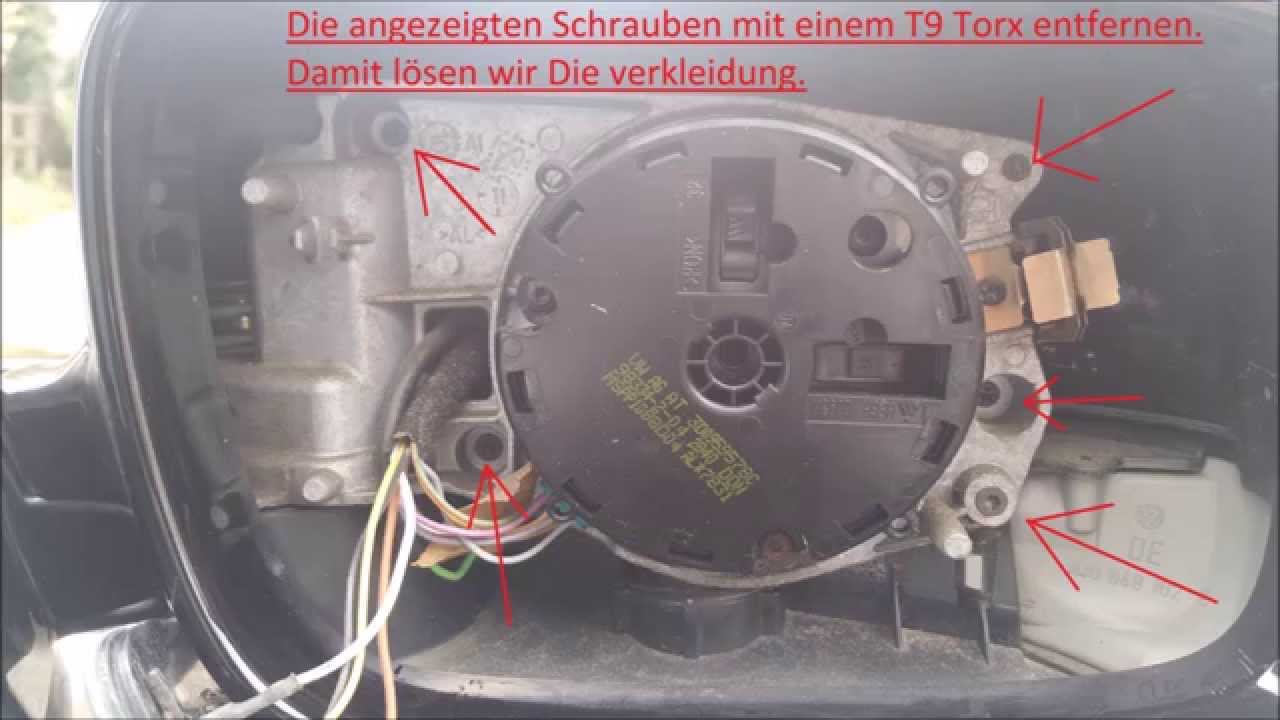 Phaeton GP3 Umfeldbeleuchtung tauschen Anleitung