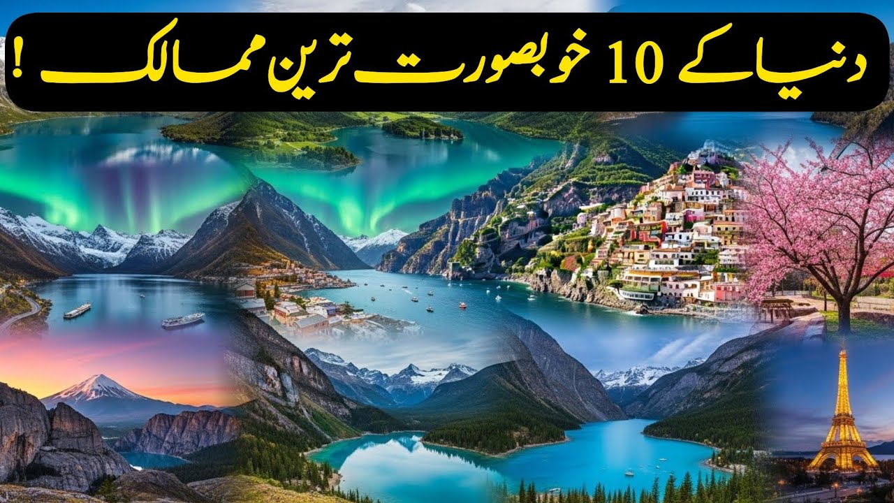 Top 10 Most Beautiful Countries in the World – Stunning Natural Wonders & Scenic Destinations