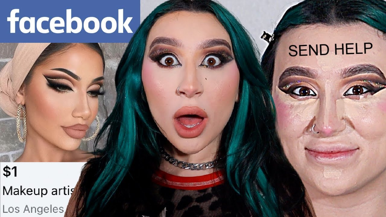 Getting my MAKEUP done Off Facebook Market Place