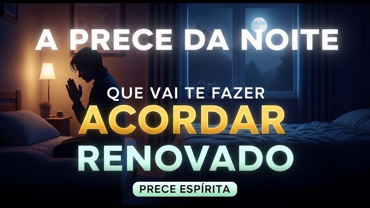 A Prece da Noite Que Vai Te Fazer Acordar Renovado. Prece Espírita. Chico Xavier. #chicoxavier