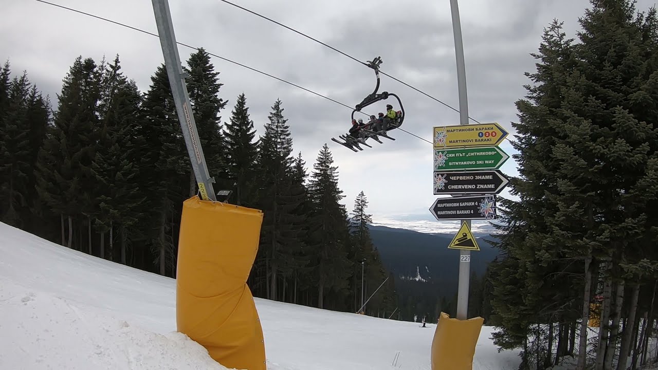 Borovets Bulgaria  |  12 February 2022  |  Cherveno Zname & Martinovi Baraki 1  |  4K  | GoPro