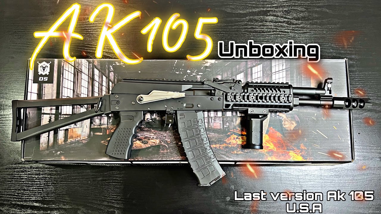 Unboxing AK-105 Full Auto USA Brand Gel Blaster