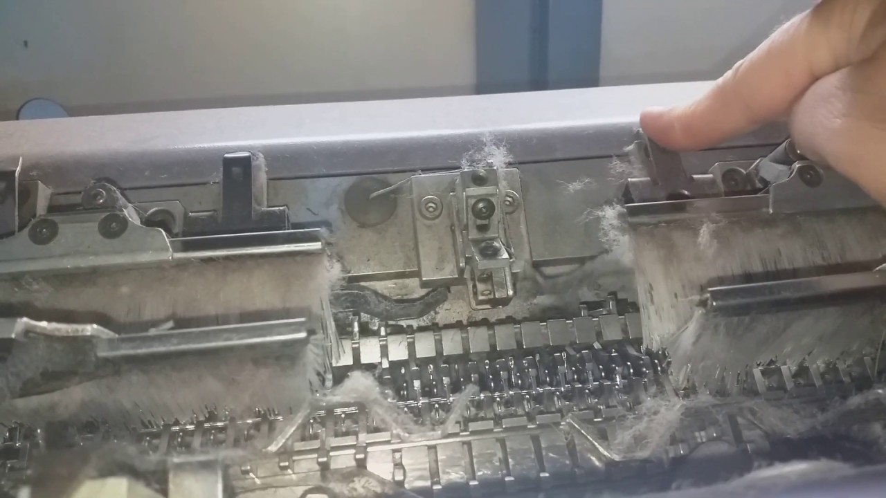 تركيب راصور دفاش السناكل بأسهل الطرق ماكينة التريكو ستول نمرة 3 stoll flat knitting machine