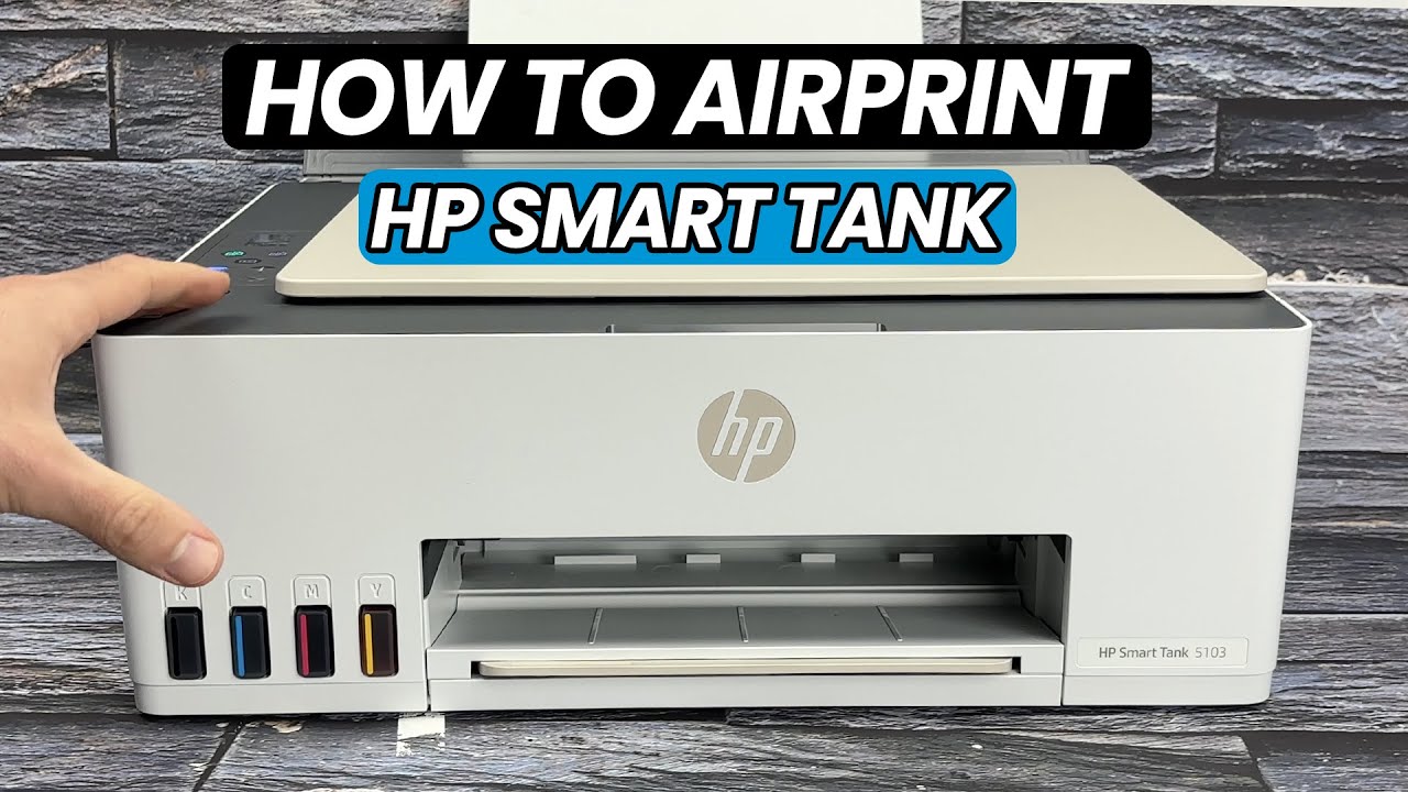 Как использовать AirPrint на принтере HP Smart Tank