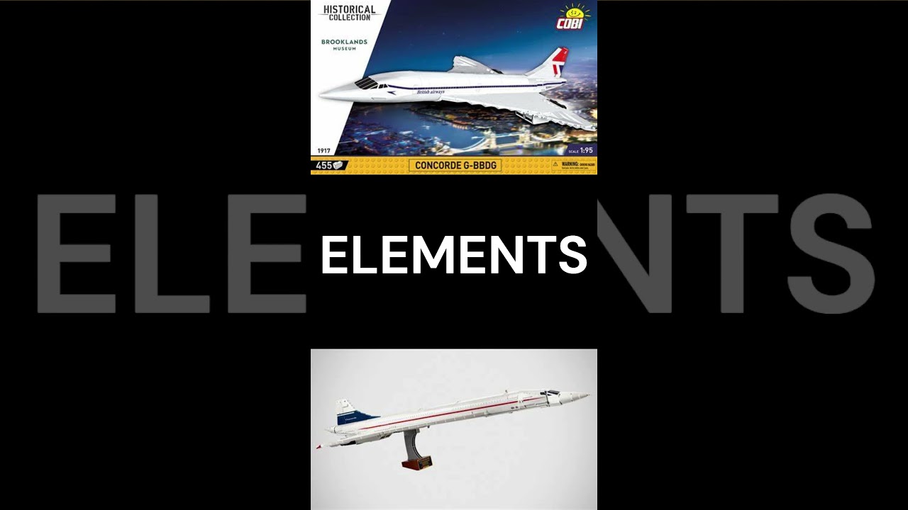 LEGO CONCORDE VS COBI CONCORDE #shorts #short #aviation #lego #concorde #legoicons #plane