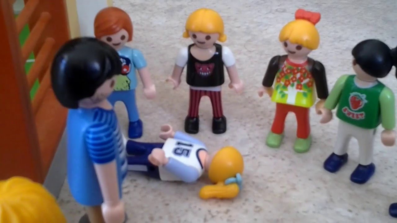 Playmobil: Un accident  au gymnase