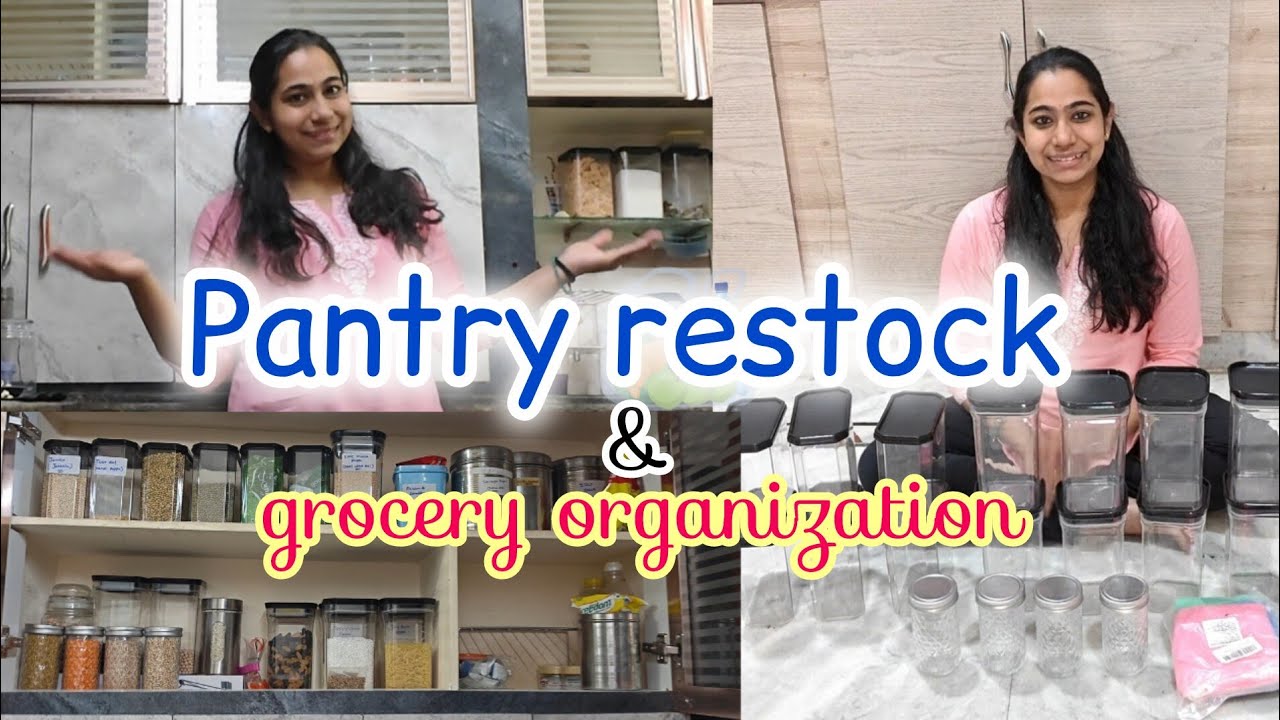 Pantry organization | Grocery Restock | Indian grocery organization #momlife #grocery #restock