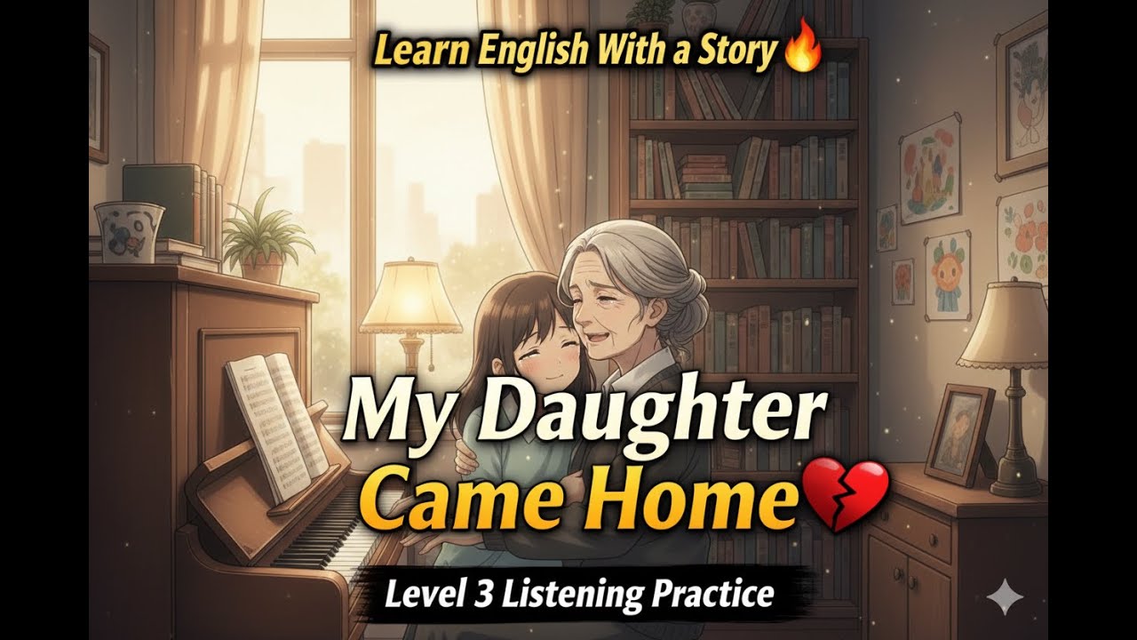 Learn English With a Story | My Daughter Came Home  💔  Level 3 Listening Practice