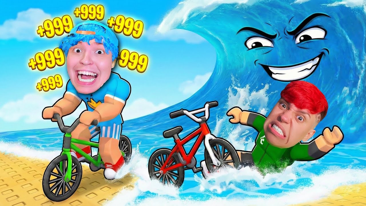 FUI HUMILHADO E GASTEI TODO ROBUX PRA ESCAPAR DO TSUNAMI DE BIKE!!