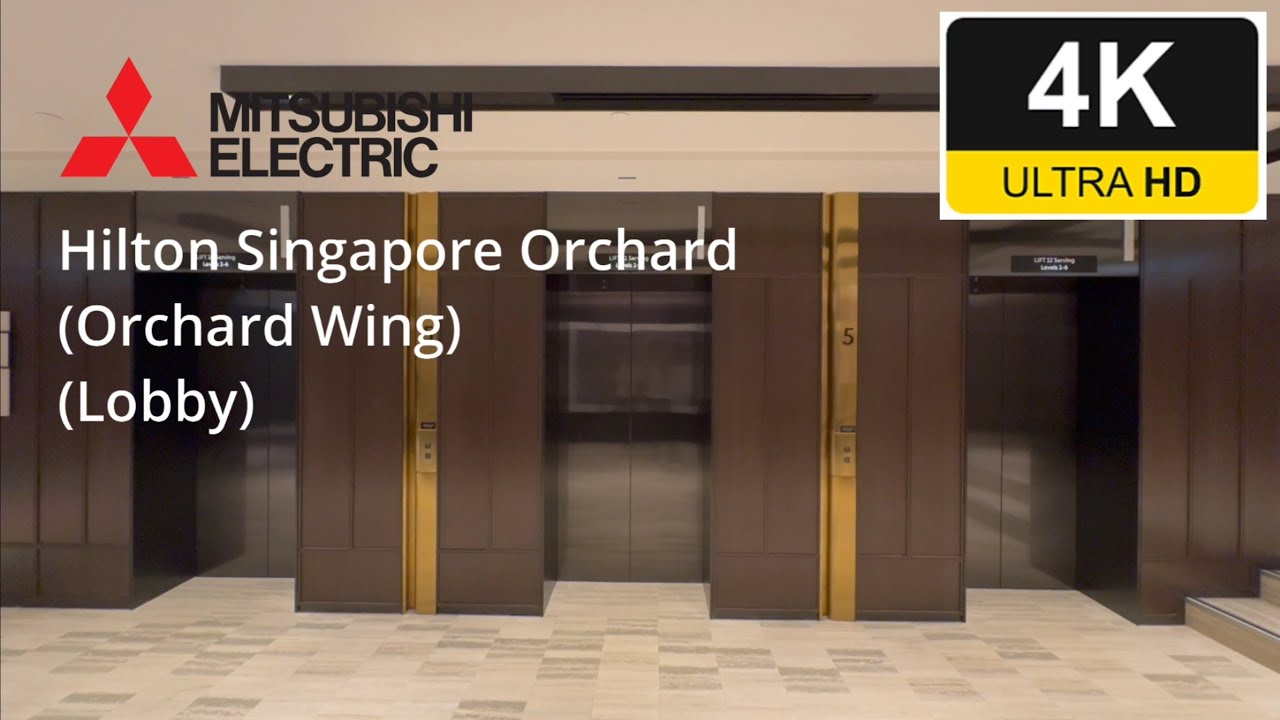 Mitsubishi lobby lifts at Hilton Singapore Orchard (Orchard Wing)