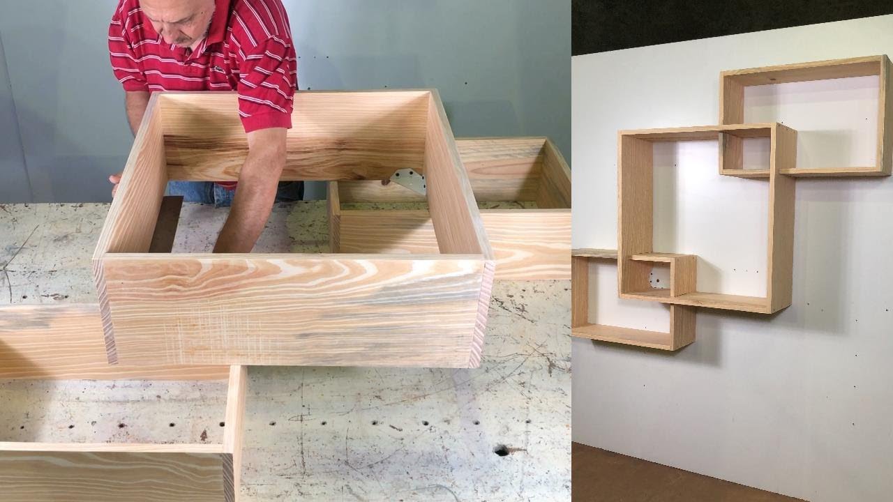 REPISA CUBO DE MADERA FÁCIL DE HACER - PASO A PASO