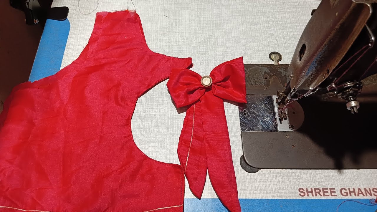 Back hook blouse design||back hook bow design|| # blouse design #
