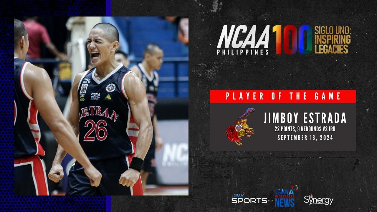 Player of the Game - Jimboy Estrada vs. JRU | NCAA Season 100