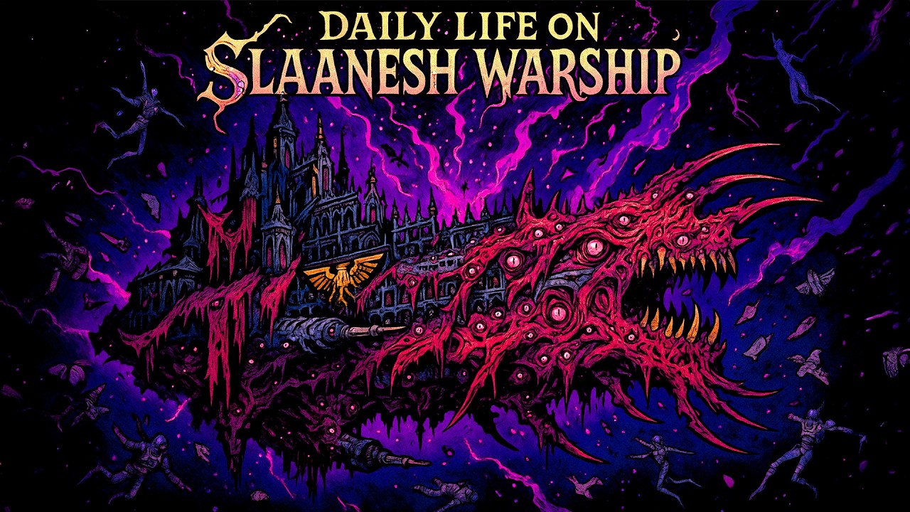 Daily Life on a Slaanesh Chaos Starship – The Horrors You Don’t See in Warhammer 40K