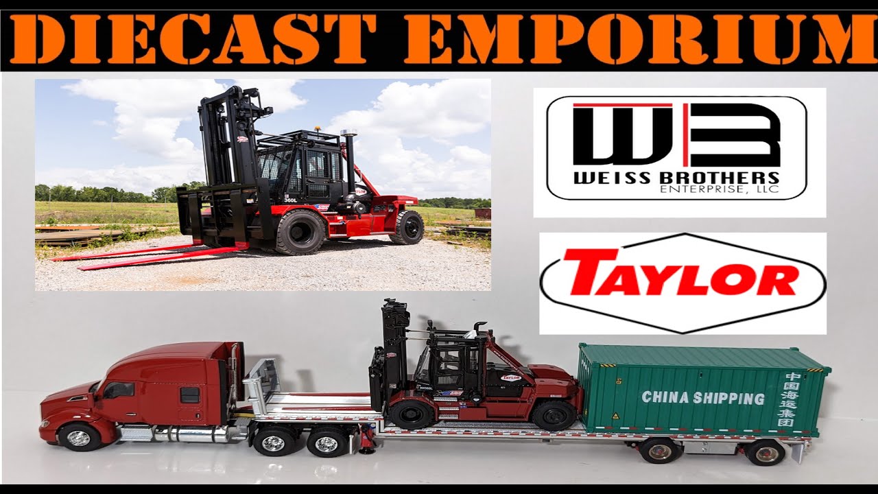 1:50 Scale Weiss Brothers Taylor XH-360L Heavy Duty Forklift Unboxing & Review