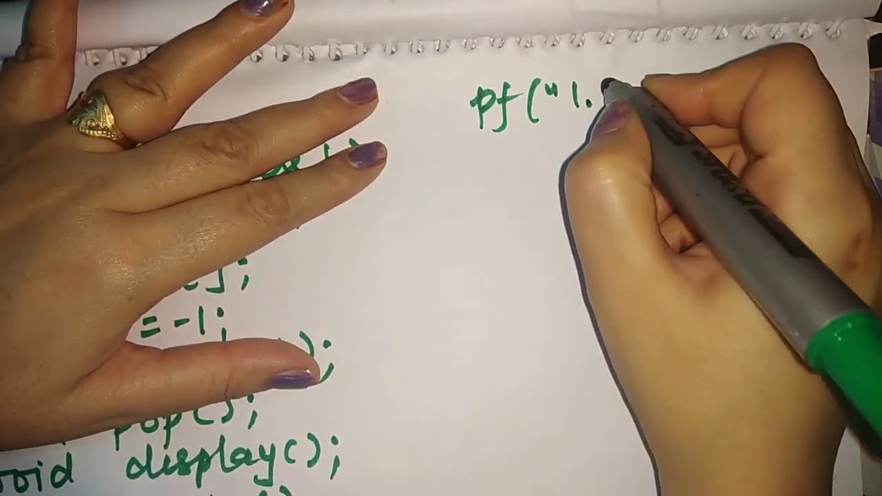 program for stack