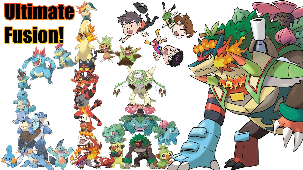 Все стартовые Pokémon Fusion 2023 | Макс С