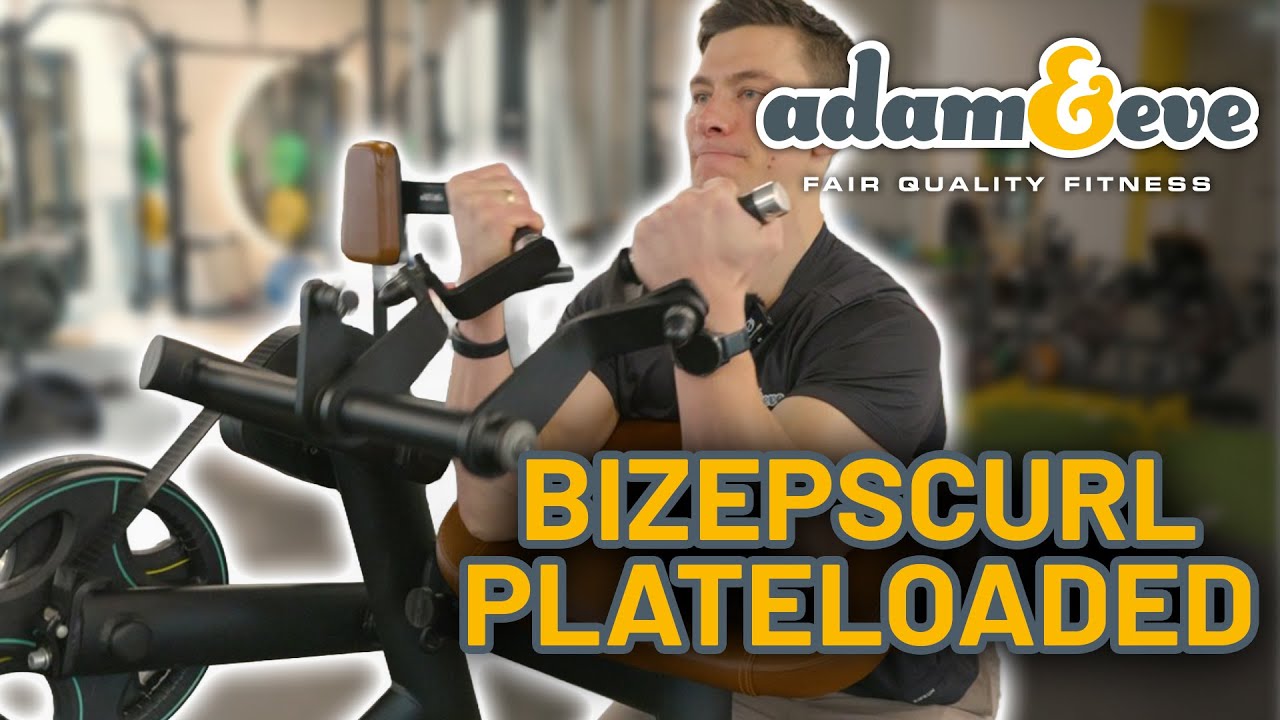 PreacherCurl an der Maschine plate loaded Gym80 - How to use