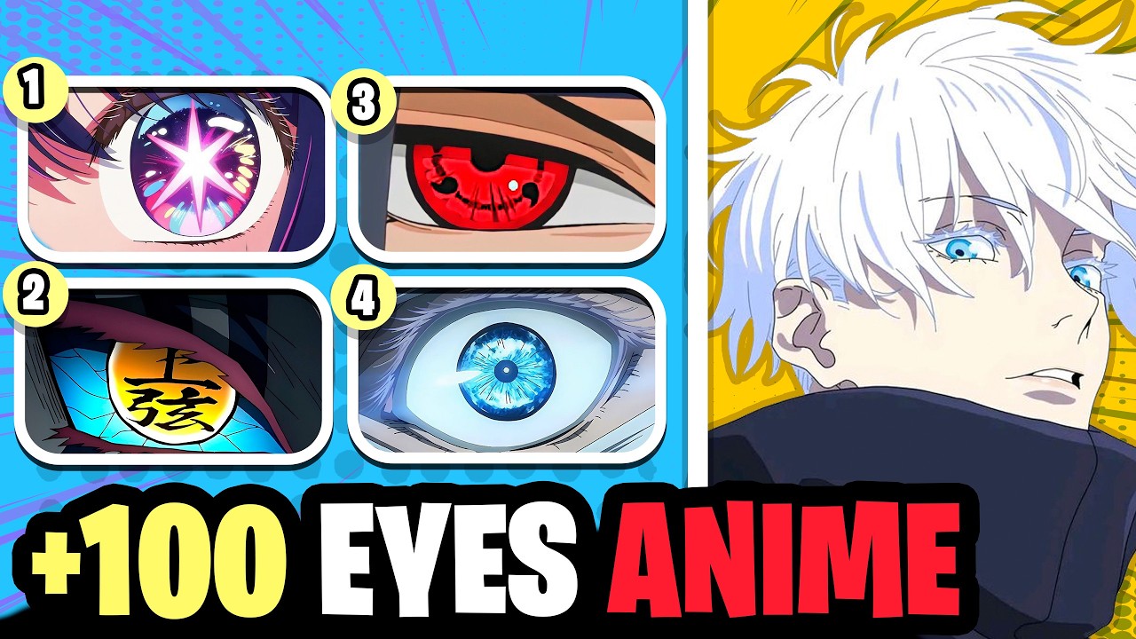 УГАДАЙ ГЛАЗА ИЗ АНИМЕ 👁️🔥 Угадай персонажа аниме (ОЧЕНЬ ЛЕГКО – СЛОЖНО) 💙
