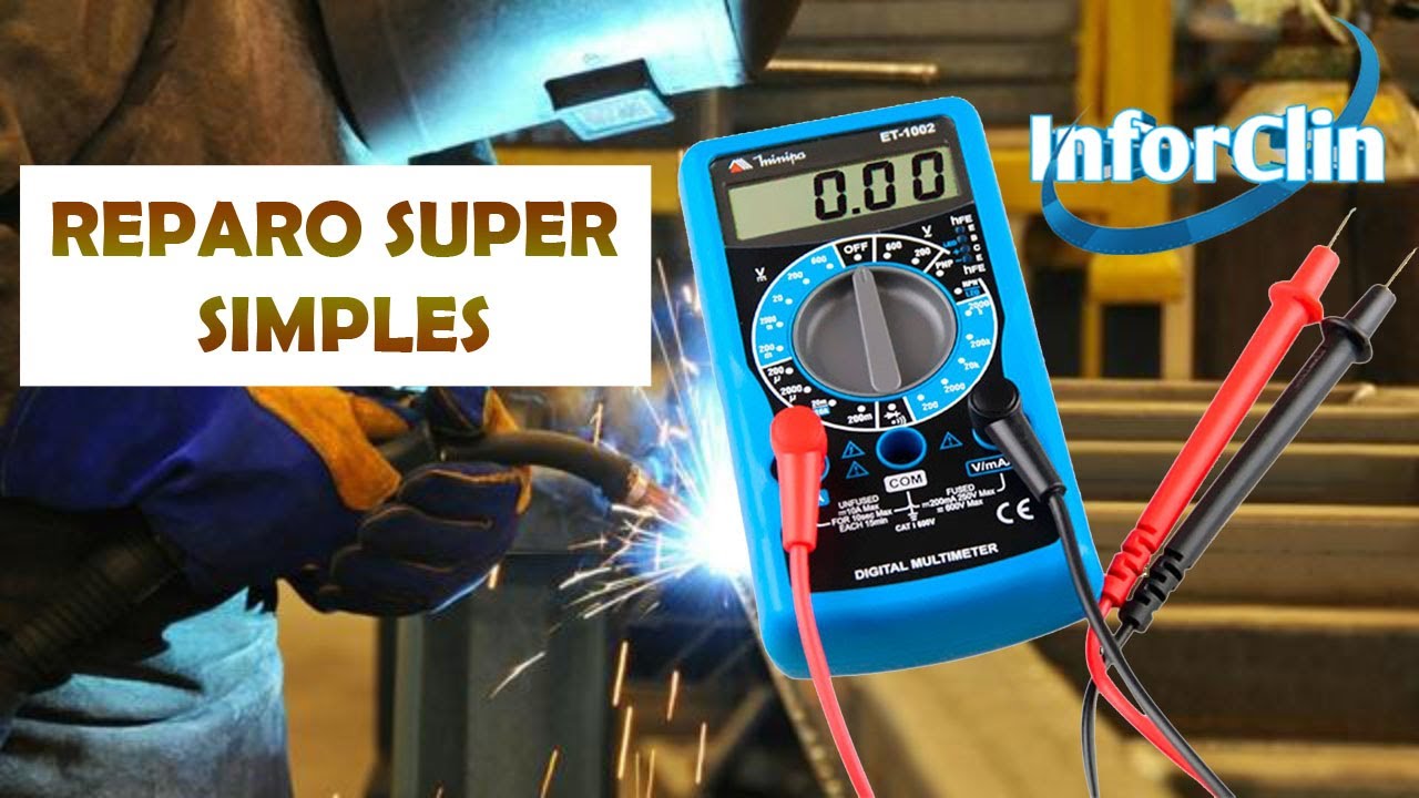 Reparo Simples - Multimetro Minipa ET-1002