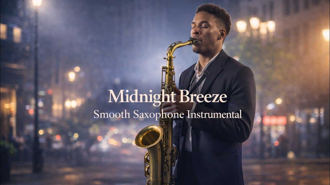 Midnight Breeze Smooth Saxophone Instrumental