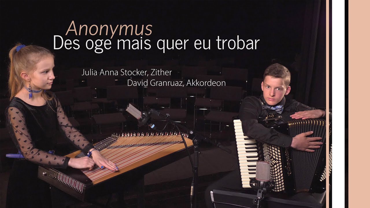 ANONYMUS | Des oge mais quer eu trobar