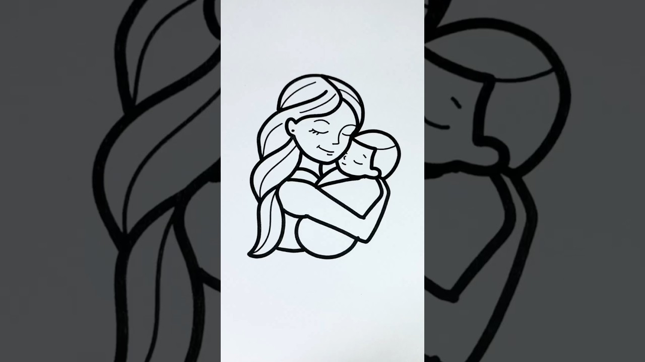 Mother & Baby 💕#mothersday #mother #baby #love #colorfulcreativekids #color
