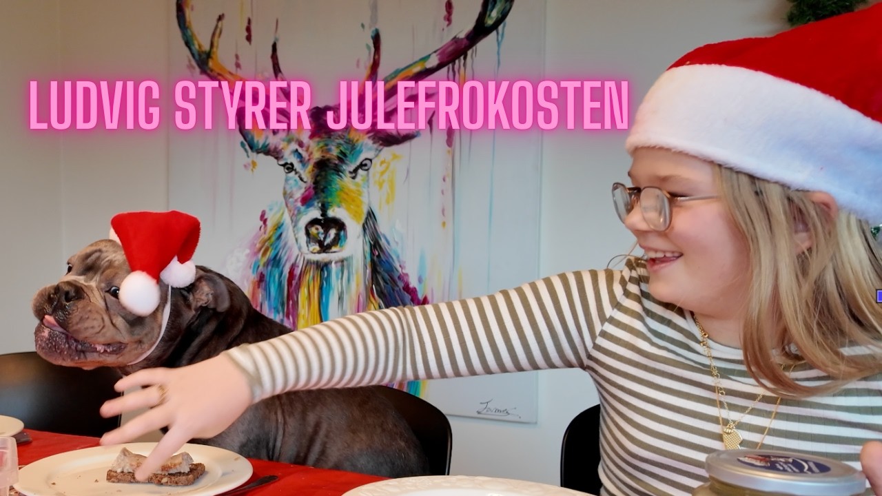Julekalender - 13. December: 🎅 Julefrokost med  Ludvig – og Ludvig spiser ALT 😂