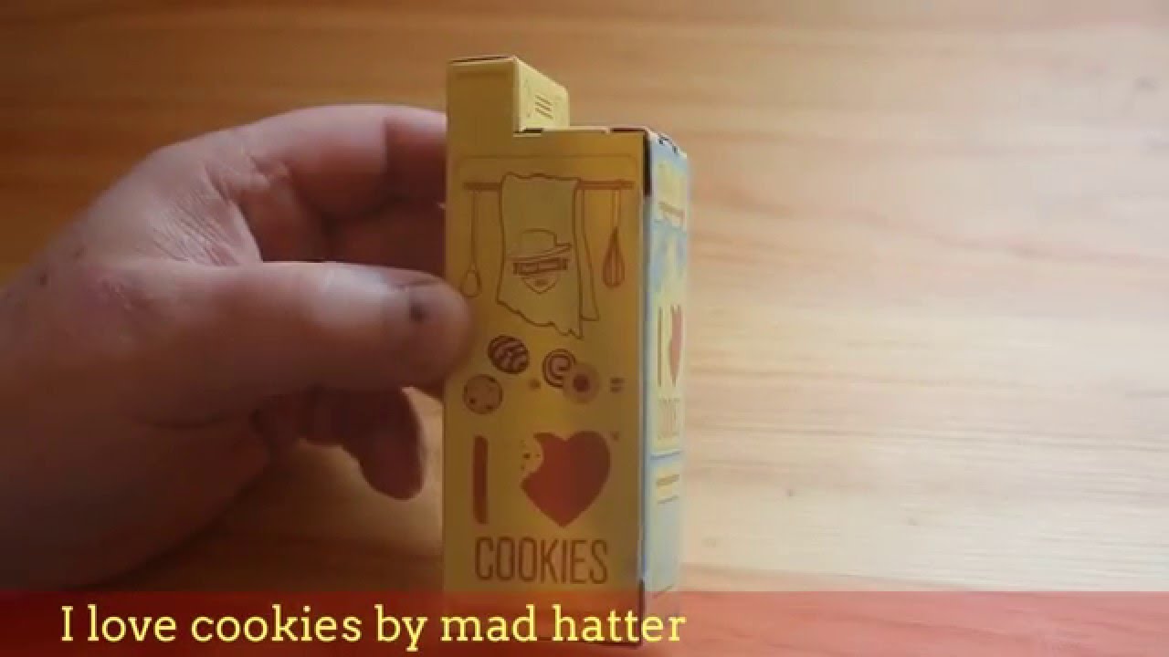 I love cookies by mad hatter juice e-juice Review