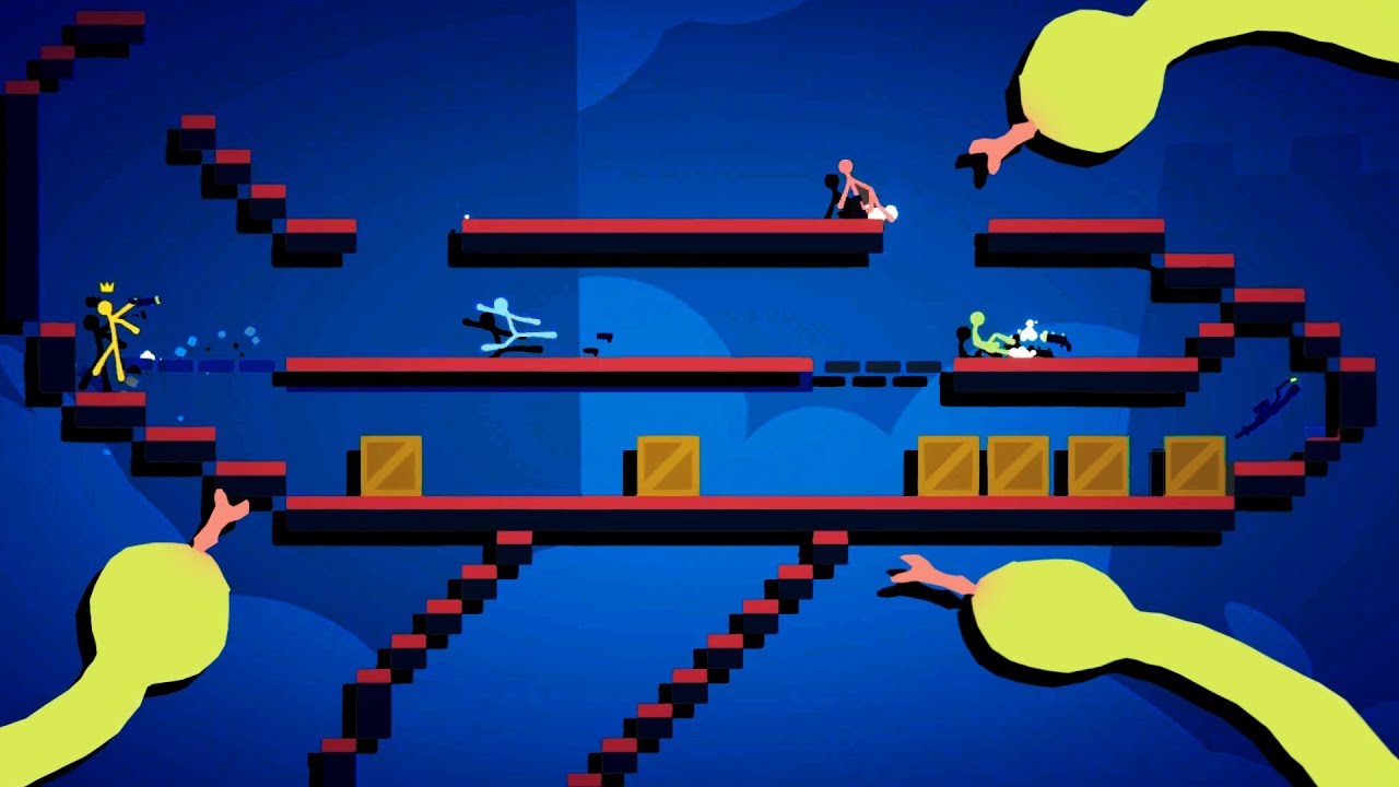 SNAKES on a PLANE! - Best Stickfight Maps! - Stick Fight Custom Maps Multiplayer