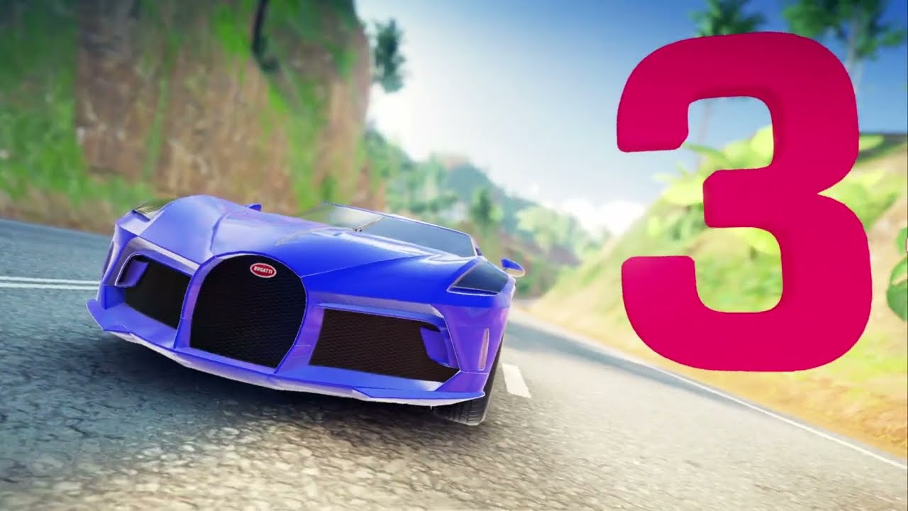 Asphalt 9 - Beach Landing x Bugatti LVN (1:06.546) & Sacred Heart - Revuelto  (00:54.124)