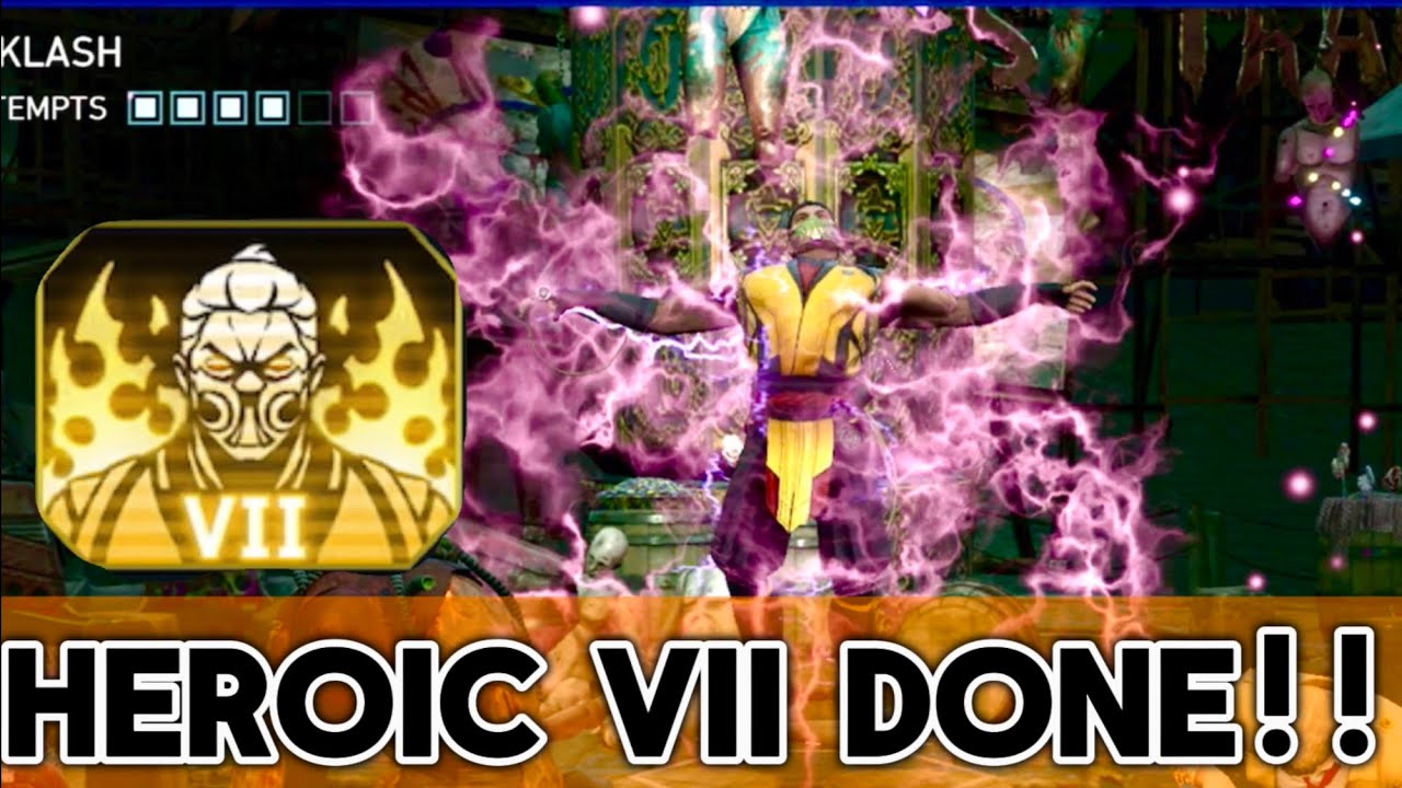 My FIRST Heroic VII Ever!! | Injustice 2 Mobile