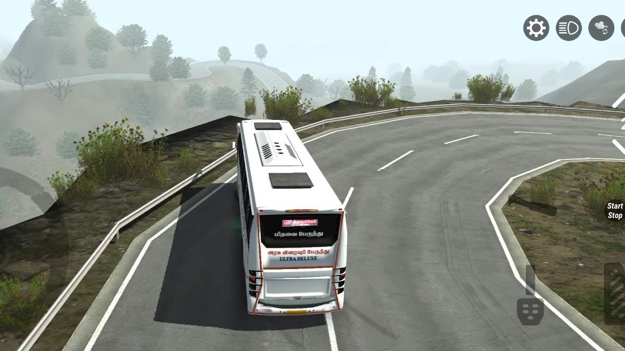 Indian bus driving 3D game