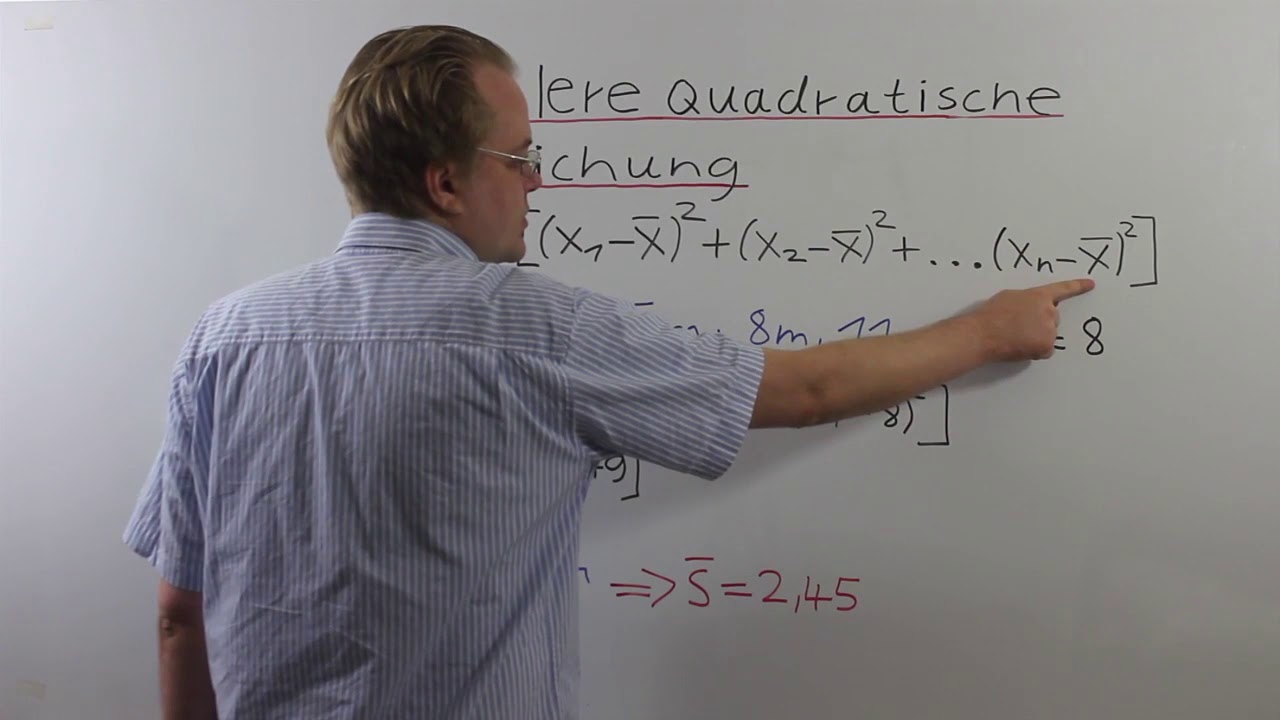 Mittlere Quadratische Abweichung 11. Klasse