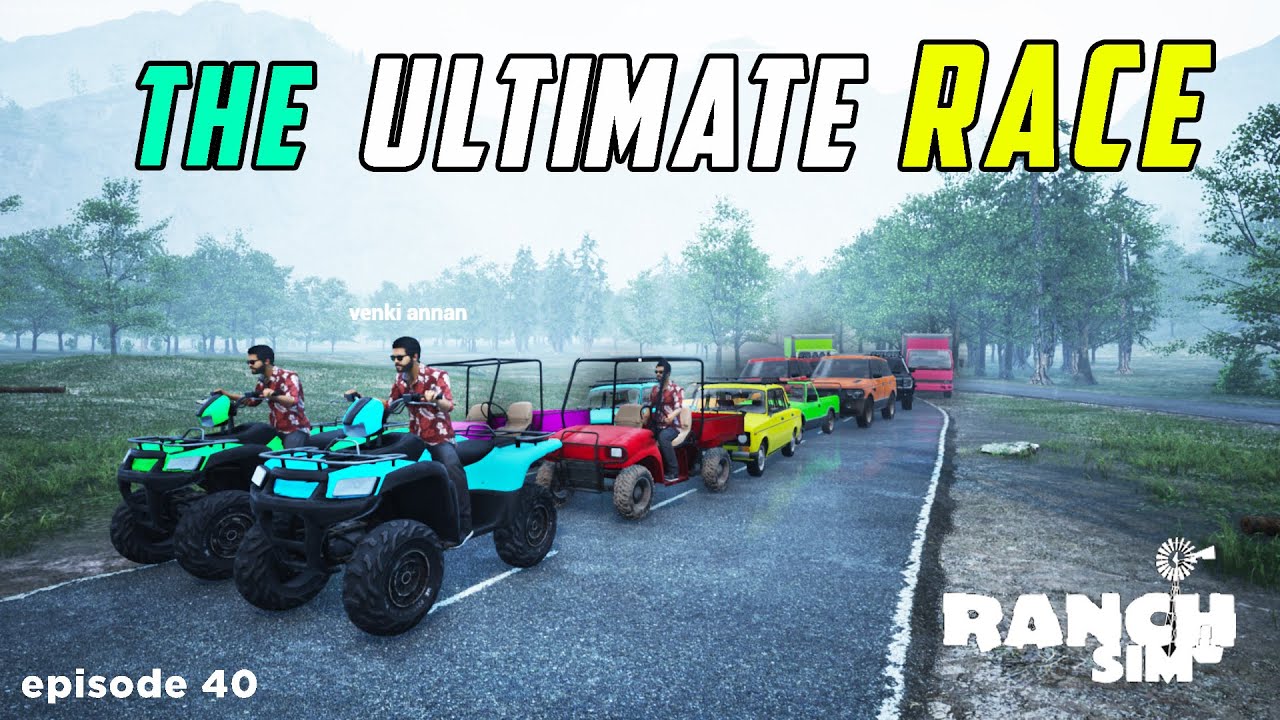 THE ULTIMATE RACE IN RANCH SIMULATOR | RANCH SIMULATOR MALAYALAM