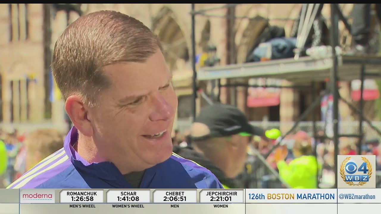 'I Love This City': Former Mayor Marty Walsh Returns For Boston Marathon