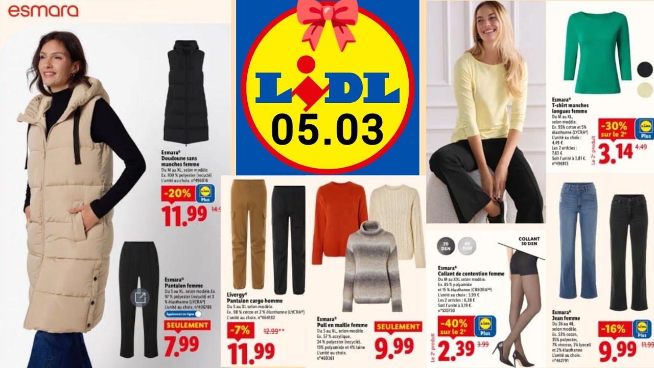 ✨ LIDL Arrivage de la Semaine 5 MARS 2026 ✨ Nouveau Catalogue Cuisine ✨ Maison Textile