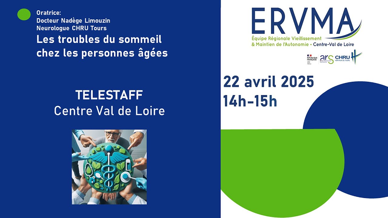 Téléstaff régional « Les troubles du sommeil chez les personnes âgées » (22/04/2025)