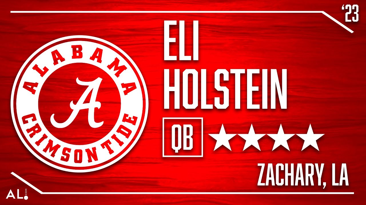 Alabama QB signee Eli Holstein highlights from Zachary High School in Louisiana