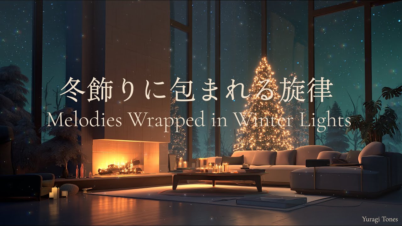 【ピアノBGM】冬飾りに包まれる旋律 – Melodies Wrapped in Winter Lights | 静かな夜の癒しピアノ | リラックス・作業・集中用