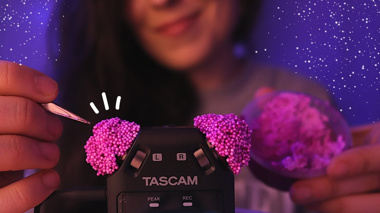 ASMR TASCAM | 1,2,3 Mode trifouillage d'oreilles activ&eacute; ! (ear cleaning, ear brushing, tapping, ...)
