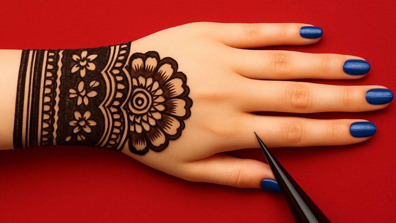 Latest & Beautiful Mehndi Design | Easy Mehndi Tutorial 2025